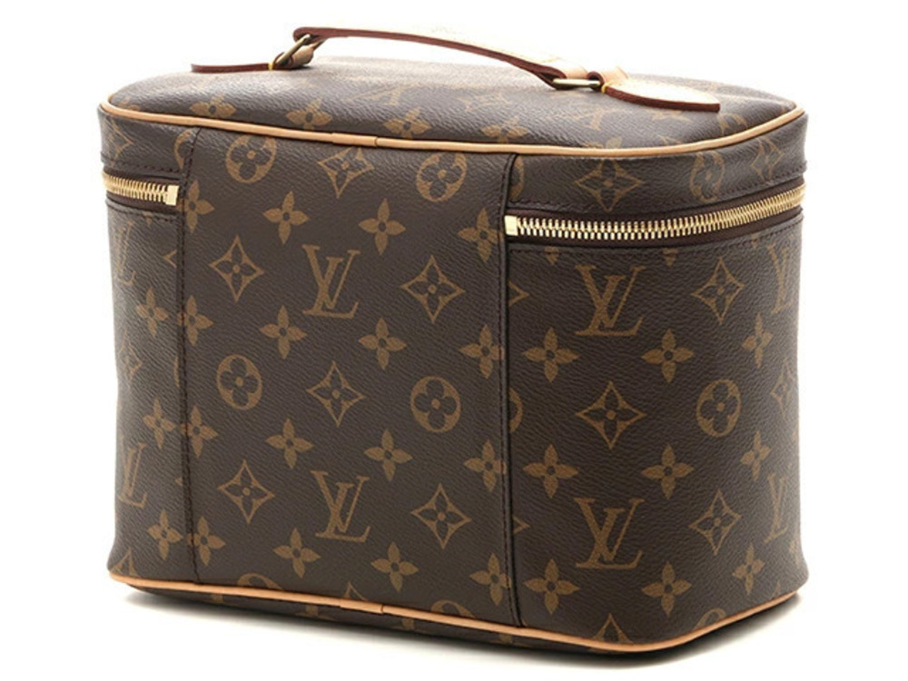 Louis Vuitton Monogram Nice Vanity Bag Brown